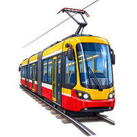 die Straßenbahn