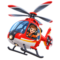 der Hubschrauber