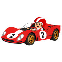 der Rennwagen
