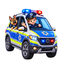 das Polizeiauto